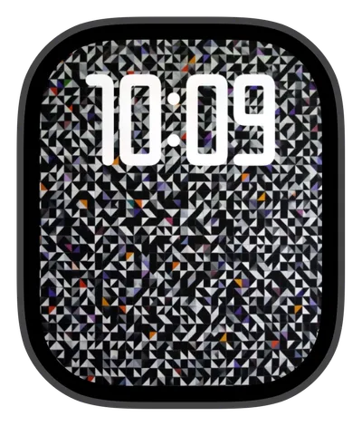 Photo Apple Watch face — Pixelated Shards by Watch Lux