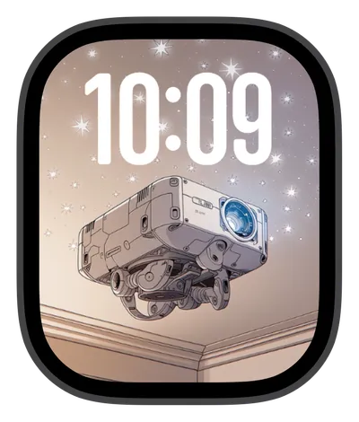 photo Apple Watch face — Projector Stars by Watch Lux