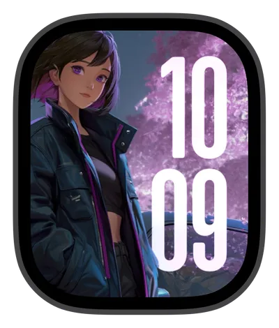 photo Apple Watch face — Purple Haze by Watch Lux