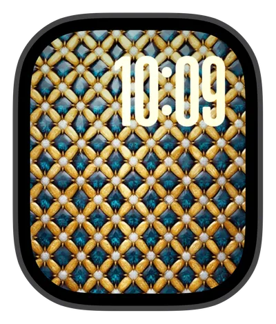 Photo Apple Watch face — Quilted Jewels by Watch Lux