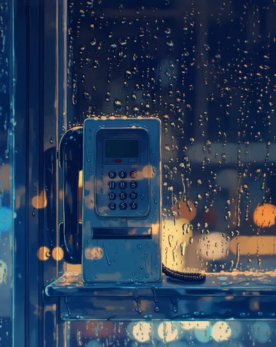 live Apple Watch face — Rainy Phone by Watch Lux