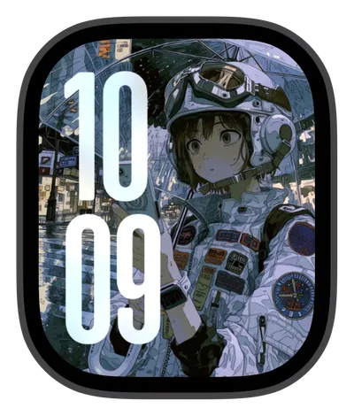 photo Apple Watch face — Rainy Pilot by Watch Lux