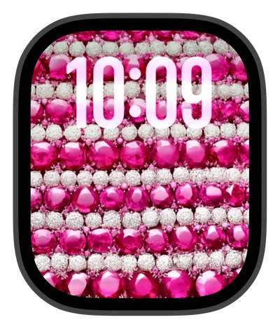 photo Apple Watch face — Ruby Glamour by Watch Lux