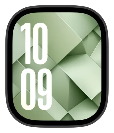 Photo Apple Watch face — Sage Geometry by Watch Lux