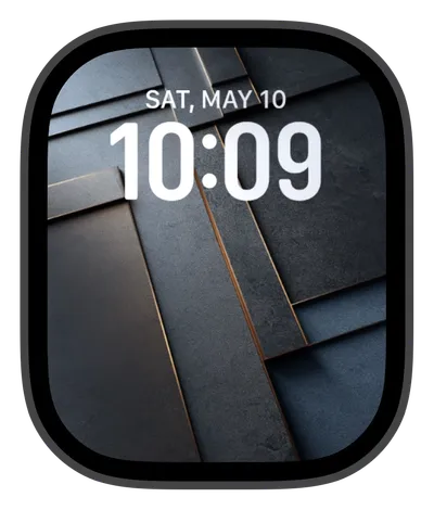 Blocks collection Apple Watch face — Slate Layers by Watch Luxe