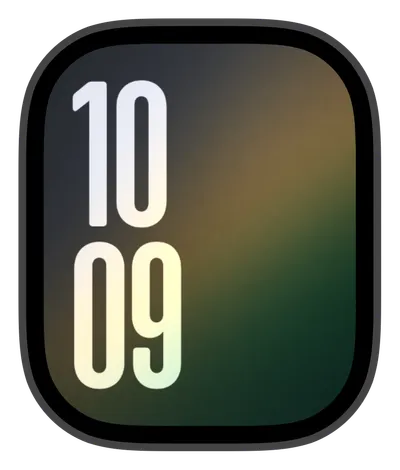 Photo Apple Watch face — Soft Gradient by Watch Lux