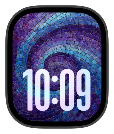 Photo Apple Watch face — Spiral Mosaic by Watch Lux