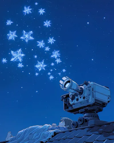 Anime Apple Watch face — Starry Gazer by Watch Lux