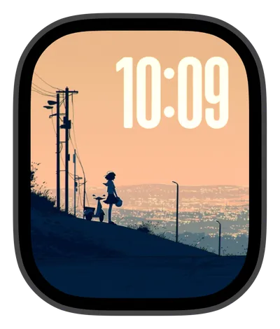 photo Apple Watch face — Sunset Ride by Watch Lux