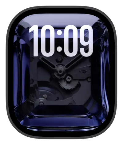 Gems collection Apple Watch face — Transparent Mechanics by Watch Luxe