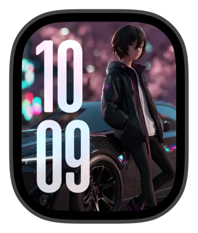 Anime Apple Watch face — Urban Stance by Watch Lux