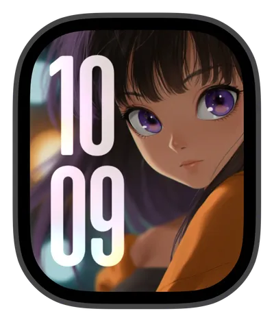 photo Apple Watch face — Violet Gaze by Watch Lux