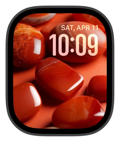 photo Apple Watch face — Warm Agate by Watch Lux