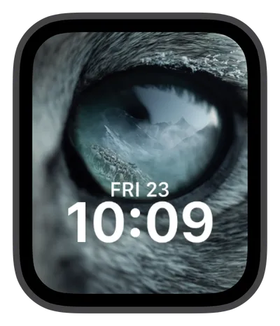 Eyes collection Apple Watch face — Wolf's Gaze by Watch Luxe