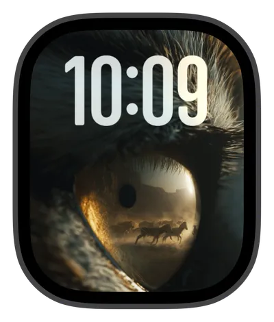 Eyes collection Apple Watch face — Zebra Gaze by Watch Luxe